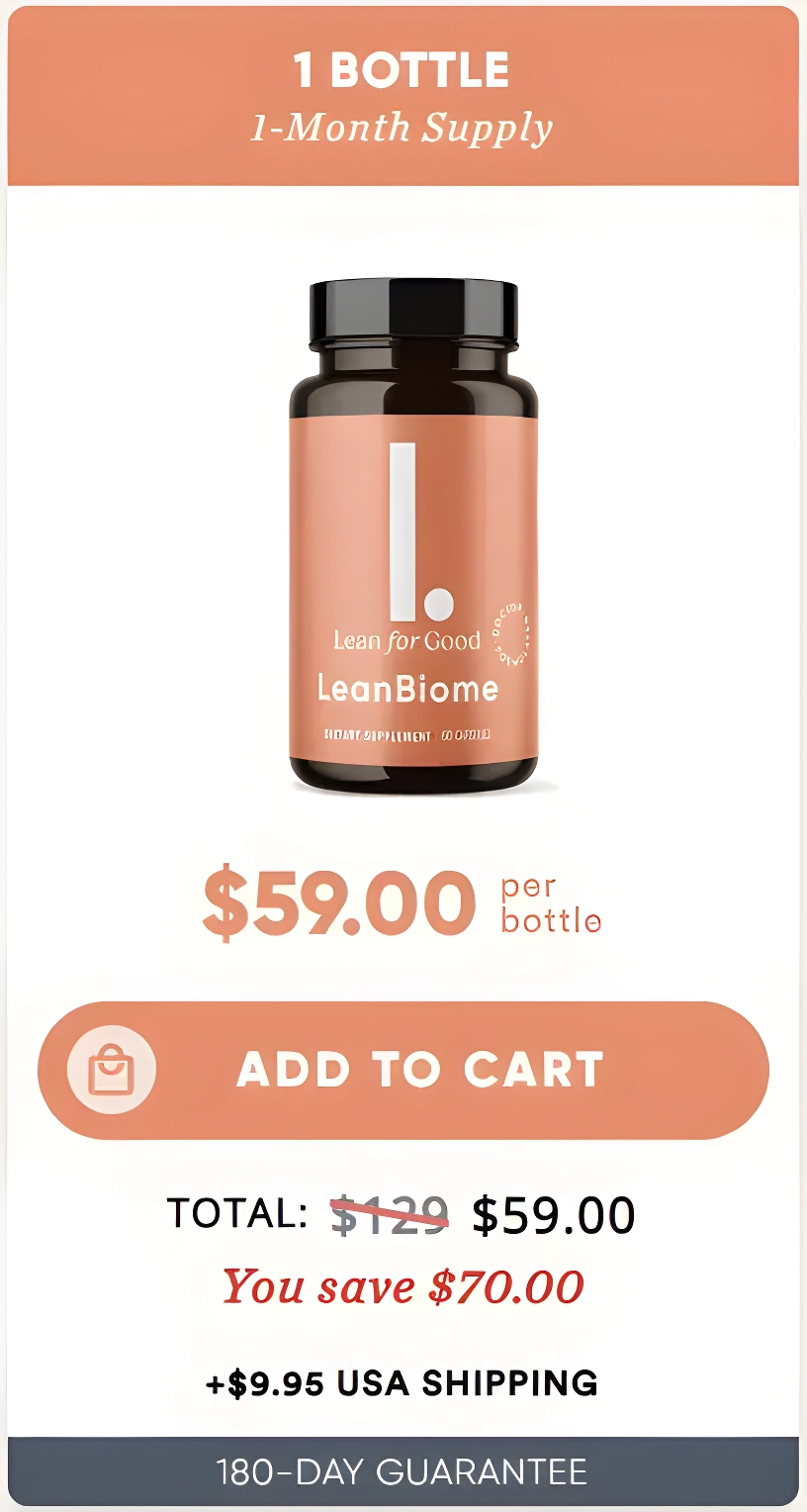 leanbiome-1-bottle