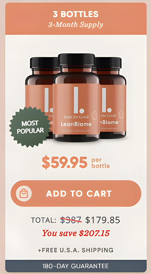 leanbiome-3-bottle